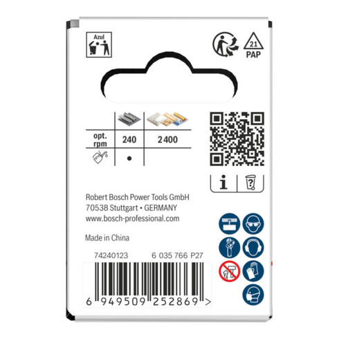 Bosch Sega a tazza Multi Materiale con filetto, 37 x 40 mm