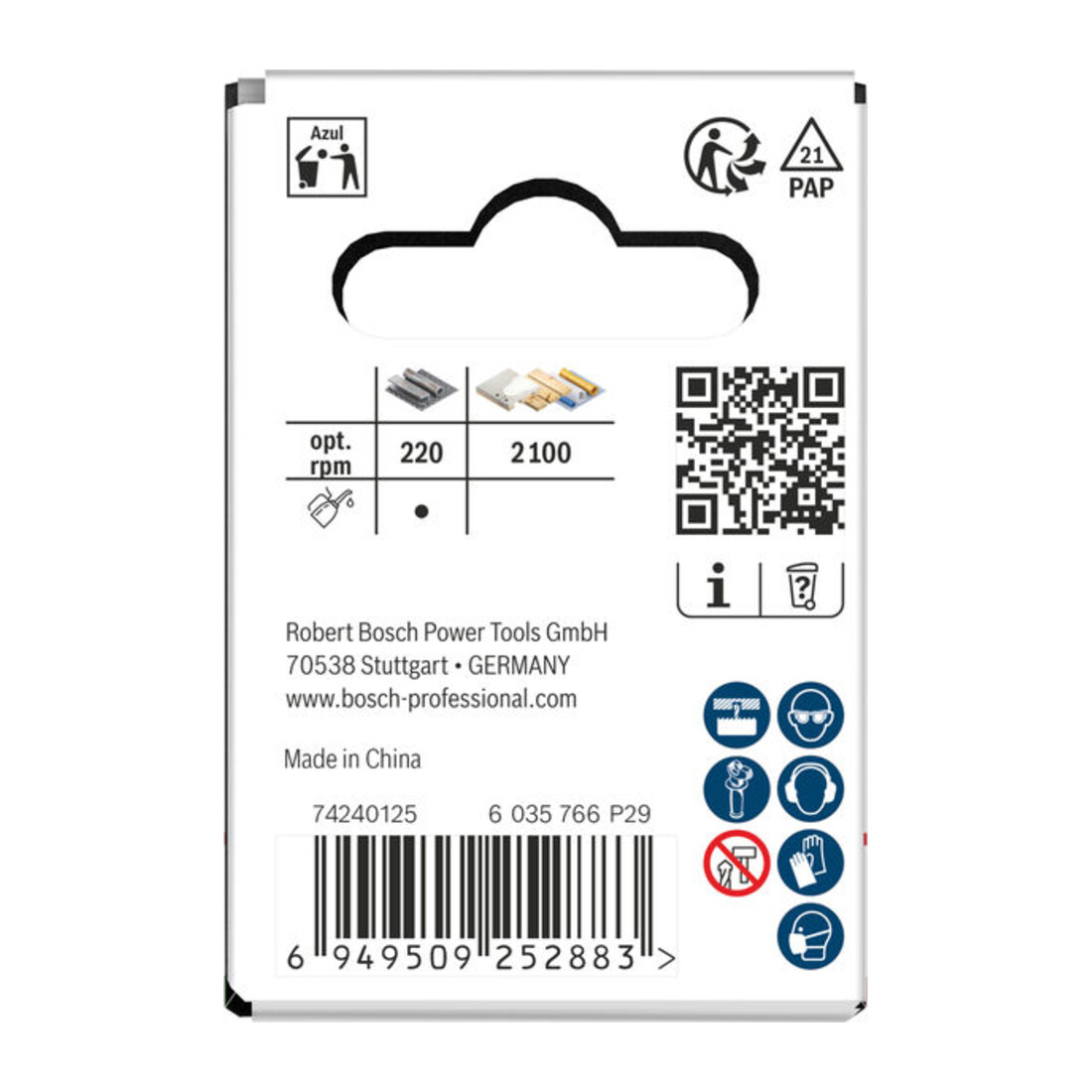 Bosch Sega a tazza multi materiale con filetto, 40 x 40 mm