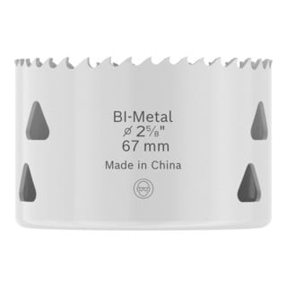 Bosch Sega a tazza multi materiale con filetto, 67 x 40 mm
