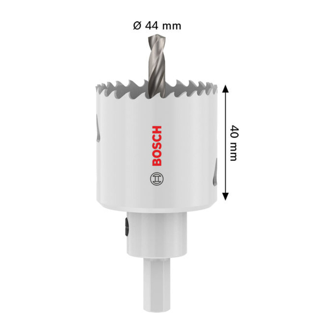 Bosch Sega a tazza multi materiale con supporto, 44 x 40 mm