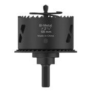 Bosch Sega a tazza per legno e cartongesso con attacco e svasatore, 68 x 30 mm