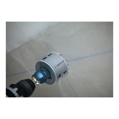Bosch Sega a tazza per legno e cartongesso con attacco e svasatore, 68 x 30 mm