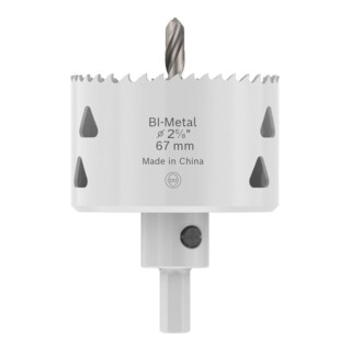 Bosch Sega a tazza per materiali misti con supporto, 67 x 40 mm