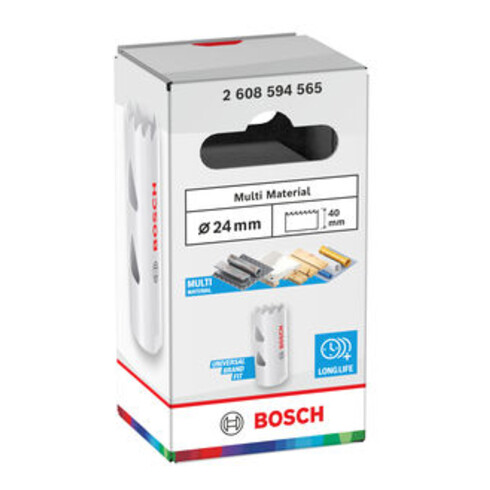 Bosch Sega a tazza per materiali multipli con filetto, 24 x 40 mm
