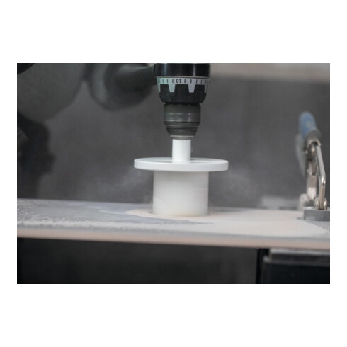 Bosch Sega a tazza per mattoni e piastrelle morbide con supporto, 43 x 60 mm