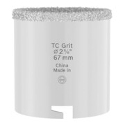 Bosch Sega a tazza per mattoni e piastrelle morbide con supporto, 67 x 60 mm