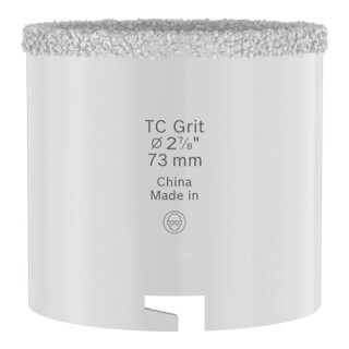 Bosch Sega a tazza per mattoni e piastrelle morbide con supporto, 73 x 60 mm