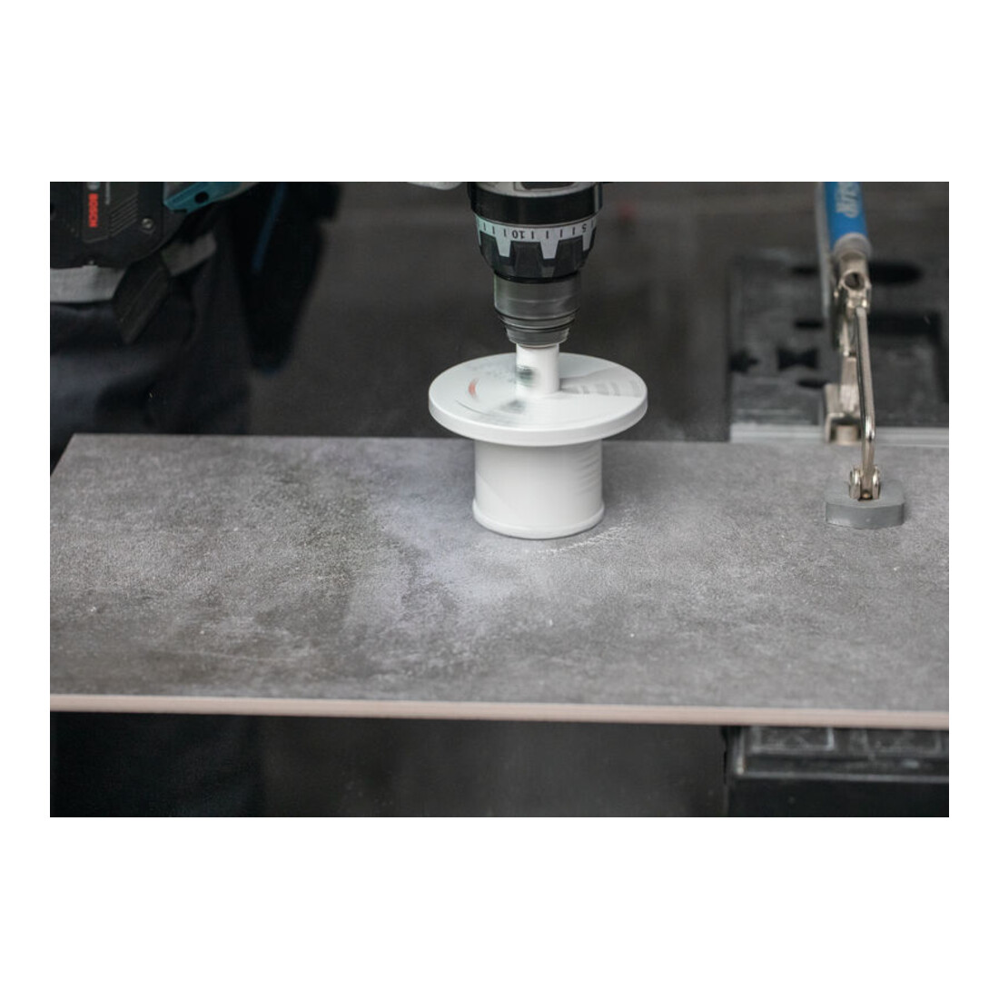 Bosch Sega a tazza per mattoni e piastrelle morbide con supporto, 73 x 60 mm