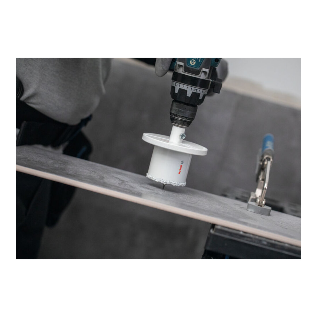 Bosch Sega a tazza per mattoni e piastrelle morbide con supporto, 83 x 60 mm