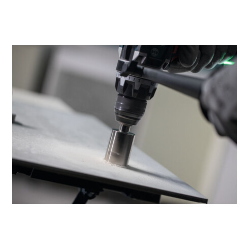 Bosch Sega a tazza per piastrelle con supporto, 60 x 40 mm