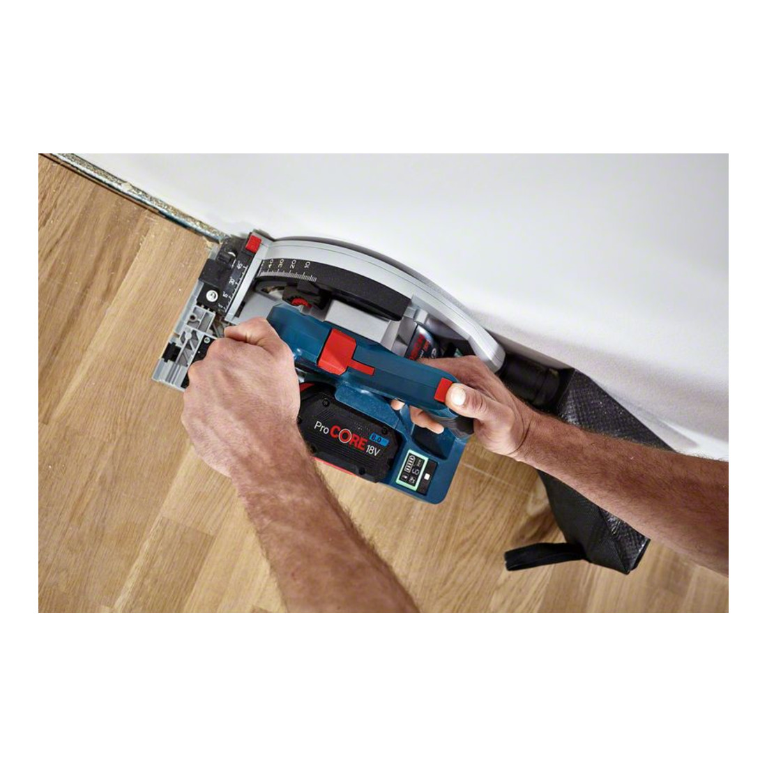 Bosch Sega a tuffo a batteria BITURBO GKT 18 V-52 GC, Solo Version in L-BOXX
