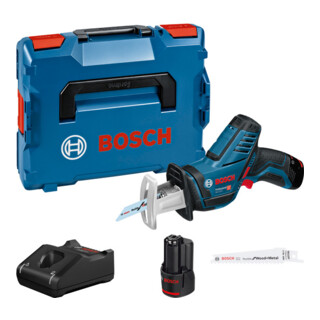 Bosch Sega alternativa a batteria GSA 12V-14, 2 batterie agli ioni di litio 3,0Ah L-BOXX