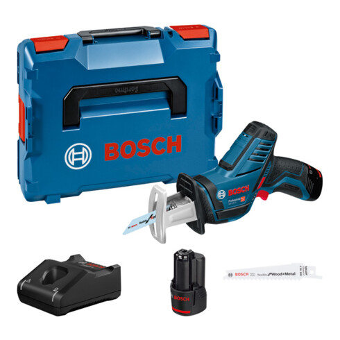 Bosch Sega alternativa a batteria GSA 12V-14, 2 batterie agli ioni di litio 3,0Ah L-BOXX