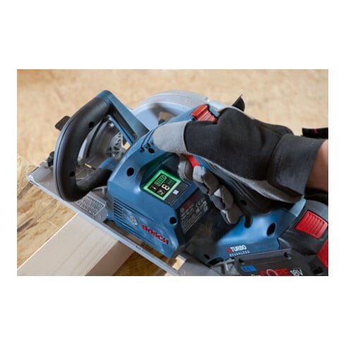 Bosch Sega circolare a batteria BITURBO GKS 18 V-68 GC, Solo Version, L-BOXX