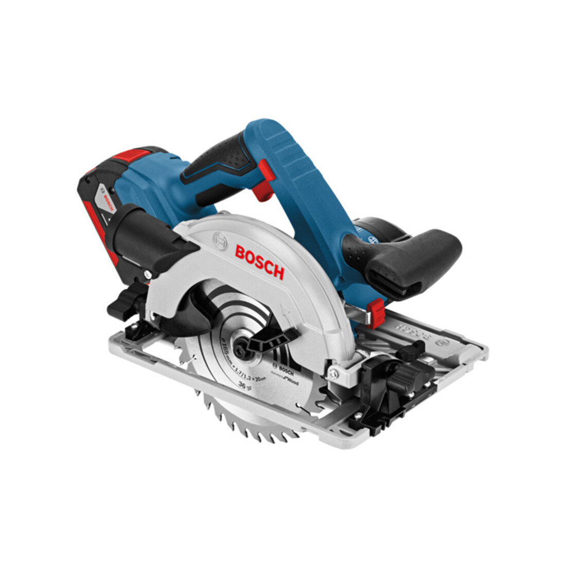 Bosch Sega circolare a batteria GKS 18V-57 G con 2 x batterie agli ioni di litio da 4,0 Ah, L-BOXX