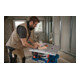 Bosch Sega circolare da banco a batteria BITURBO GTS 18 V-216 con tavolo da lavoro GTA 560 Professional-4