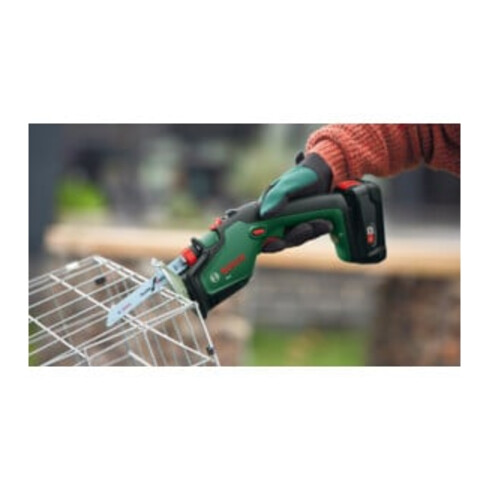 Bosch Sega da giardino Keo a batteria, 1 batteria PBA 18V 2,0Ah W-B