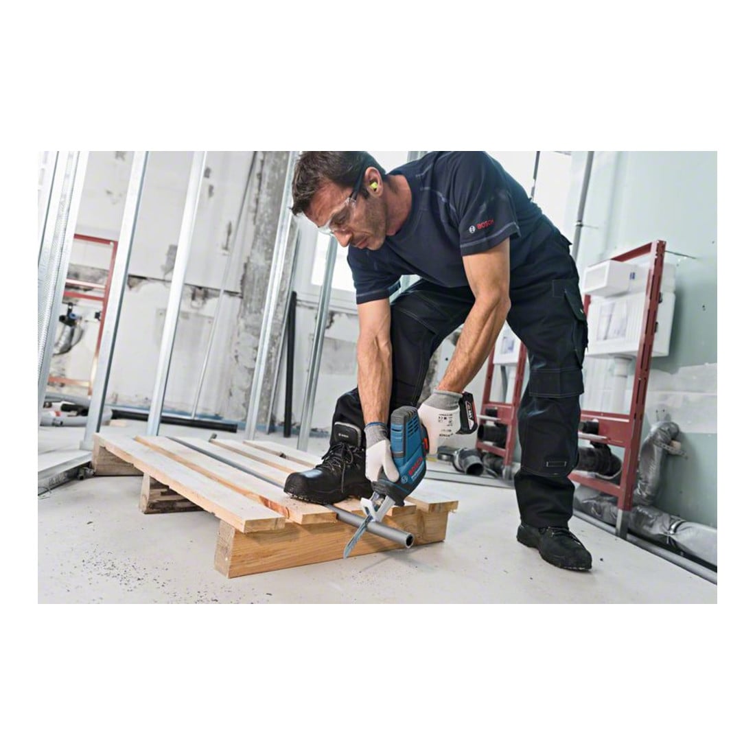 Bosch Sega frontale a batteria GSA 18 V-LI C Solo Version