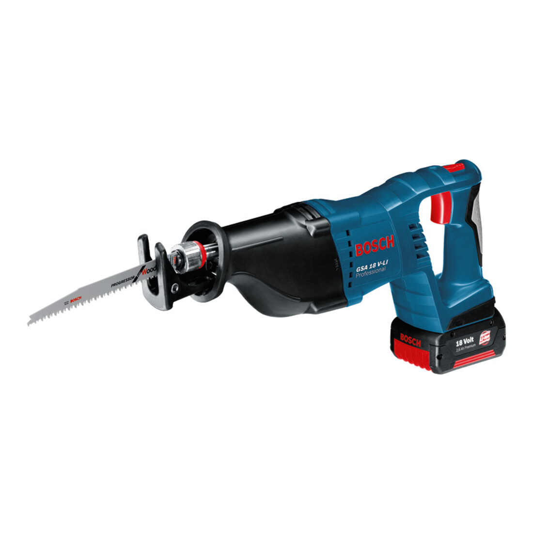 Bosch Sega frontale a batteria GSA 18 V-LI Solo Version L-BOXX