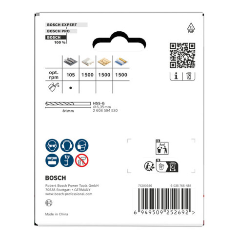 Bosch Seghetto a tazza Multi Material con adattatore, 83 x 40 mm