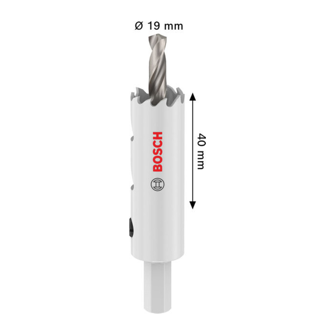 Bosch Seghetto a tazza Multi Material con supporto, 19 x 40 mm