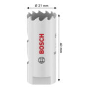 Bosch Seghetto a tazza multi materiale con filettatura, 21 x 40 mm-5