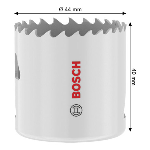 Bosch Seghetto a tazza multi materiale con filettatura, 44 x 40 mm