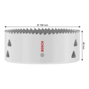 Bosch Seghetto a tazza multi materiale con filetto, 108 x 40 mm-5