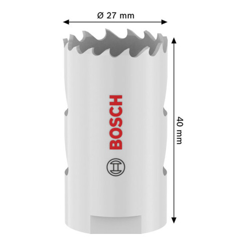 Bosch Seghetto a tazza multi materiale con filetto, 27 x 40 mm