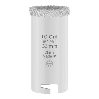 Bosch Seghetto a tazza per mattoni e piastrelle morbide con supporto a innesto, 33 x 60 mm