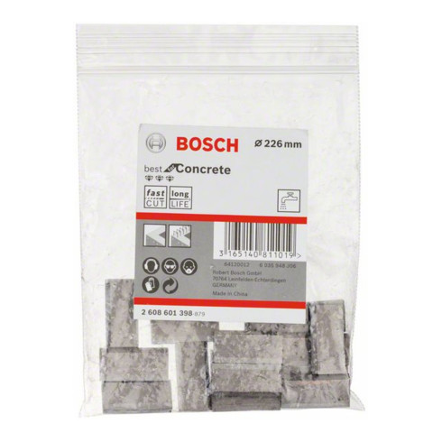 Bosch Segmente für Diamantbohrkronen 1 1/4" UNC Best for Concrete 15 226 mm 15