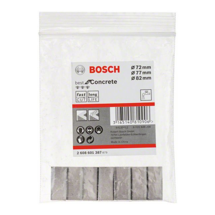 Bosch segmenten voor diamantboren 1 1/4" UNC Best for Concrete 7 72/78/82 mm 7