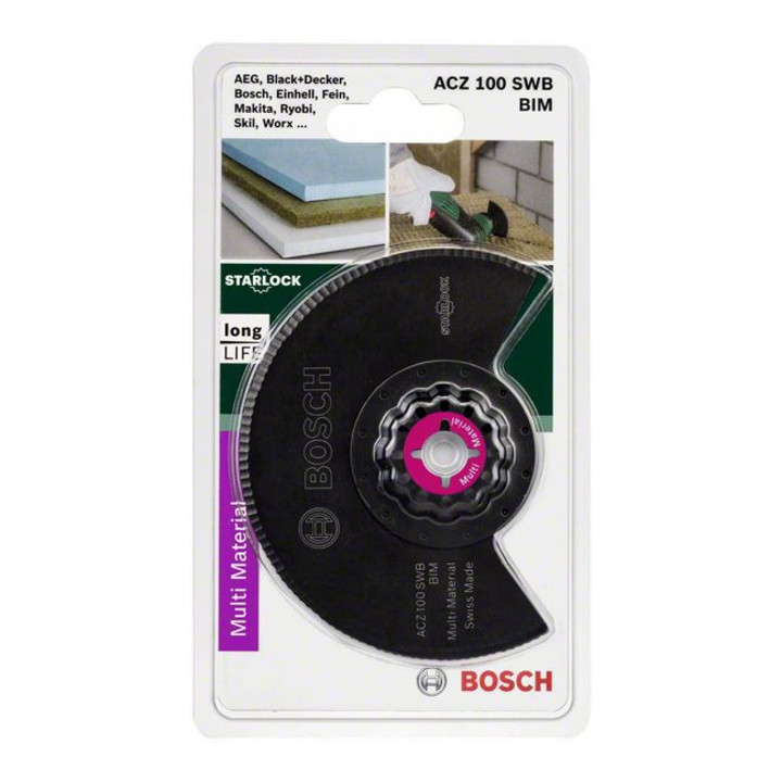 Bosch segmentgetand mes BIM ACZ 100 SWB, 100 mm, doe-het-zelf