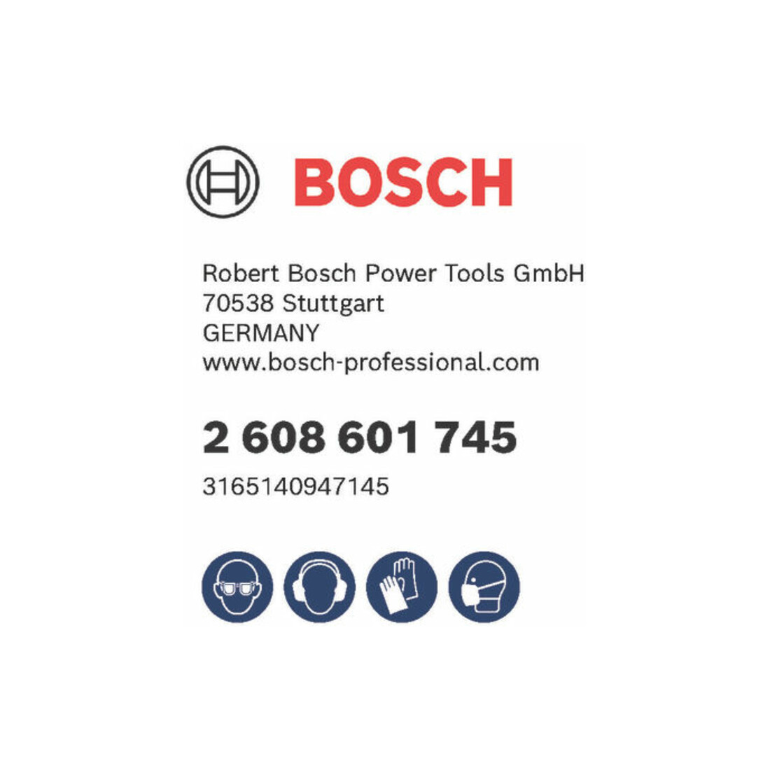 Bosch Segmenti per corone diamantate Standard for Concret, 28mm 3, 10mm