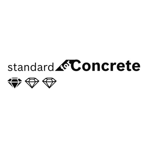 Bosch Segmenti per corone diamantate Standard for Concret, 52mm 5, 10mm