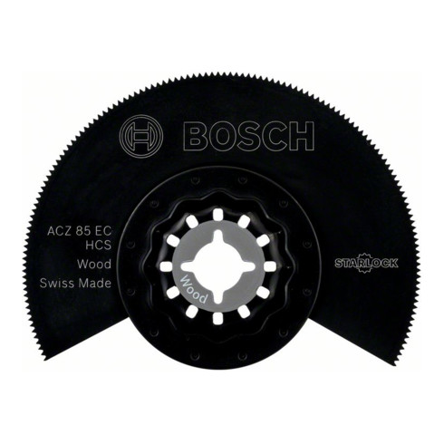 Bosch Segmentsägeblatt ACZ 85 EC Wood, HCS, 85 mm