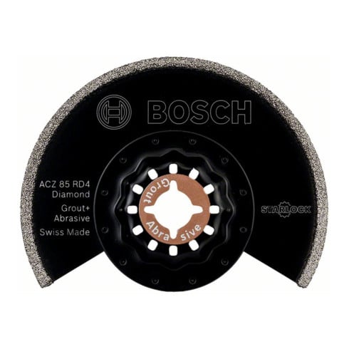 Bosch Segmentsägeblatt ACZ 85 RD Diamant-RIFF, 85 mm, geeignet für Fräsarbeiten