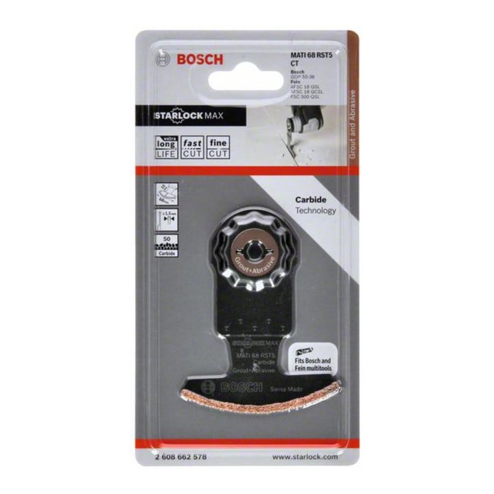 Bosch Segmentsägeblatt Carbide-RIFF MATI 68 RST5, 10 x 68 mm