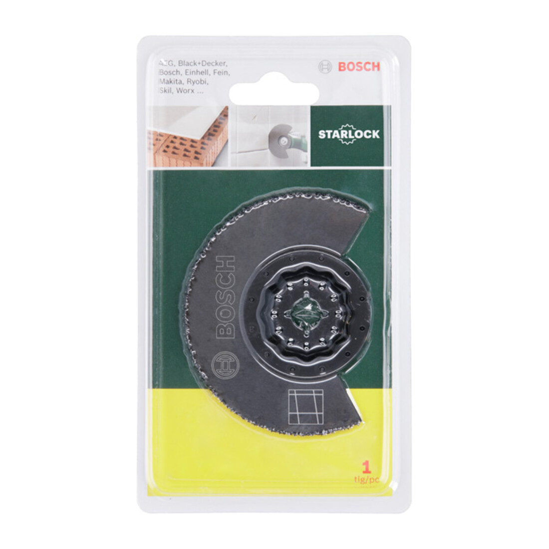 Bosch segmentzaagblad Hardmetaal LMT Starlock, voegen en slijpmiddelen