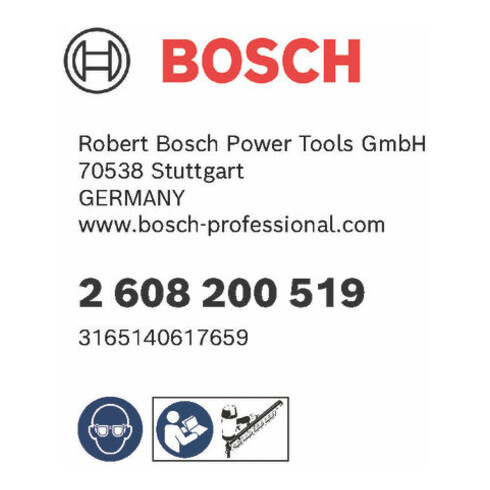 Bosch Senkkopfstift 64-34, Durchmesser Stahl