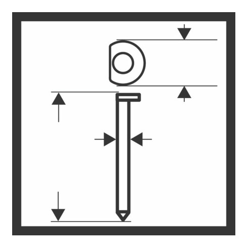 Bosch Senkkopf-Stift 64-34 50 Edelstahl