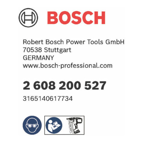 Bosch Senkkopf-Stift 64-34 63 NR 63 mm Edelstahl