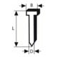 Bosch Senkkopfstift SK50 1.2 mm galvanisch verzinkt-1