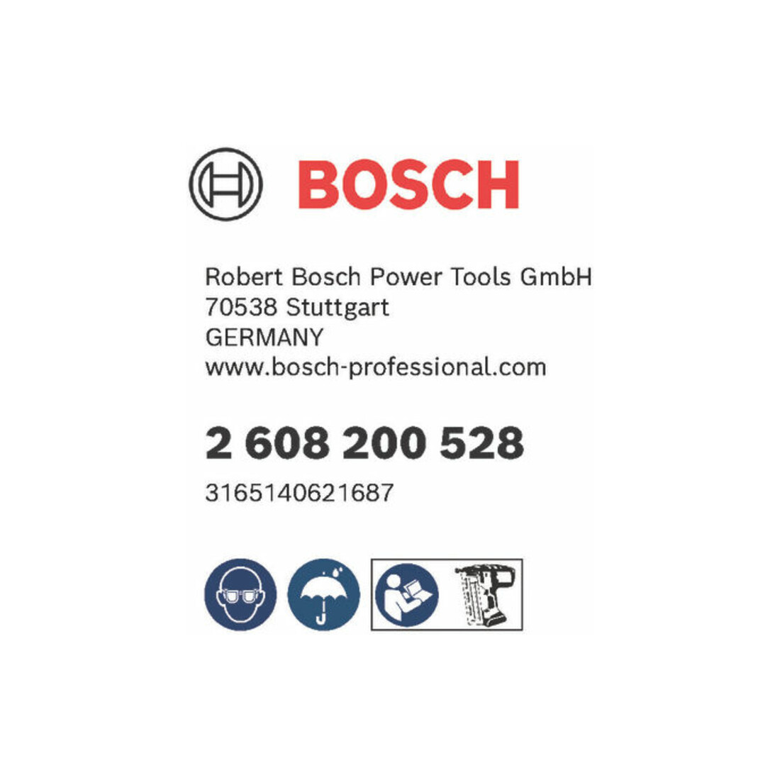 Bosch Senkkopf-Stift SK64 20G