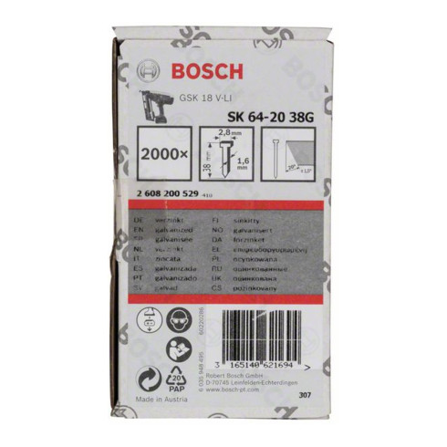 Bosch Senkkopf-Stift SK64 20G