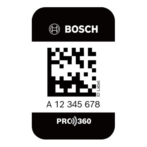 Bosch Service-Box ID Label Small 100