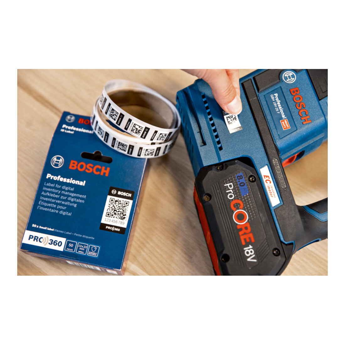 Bosch Service-Box ID Label Small 50