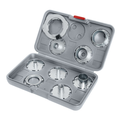 Bosch Set 9 pz. di bussole per fresatrici