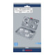 Bosch Set 9 pz. di bussole per fresatrici-2