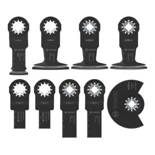 Bosch Set bois et métaux tendres, 9 pièces